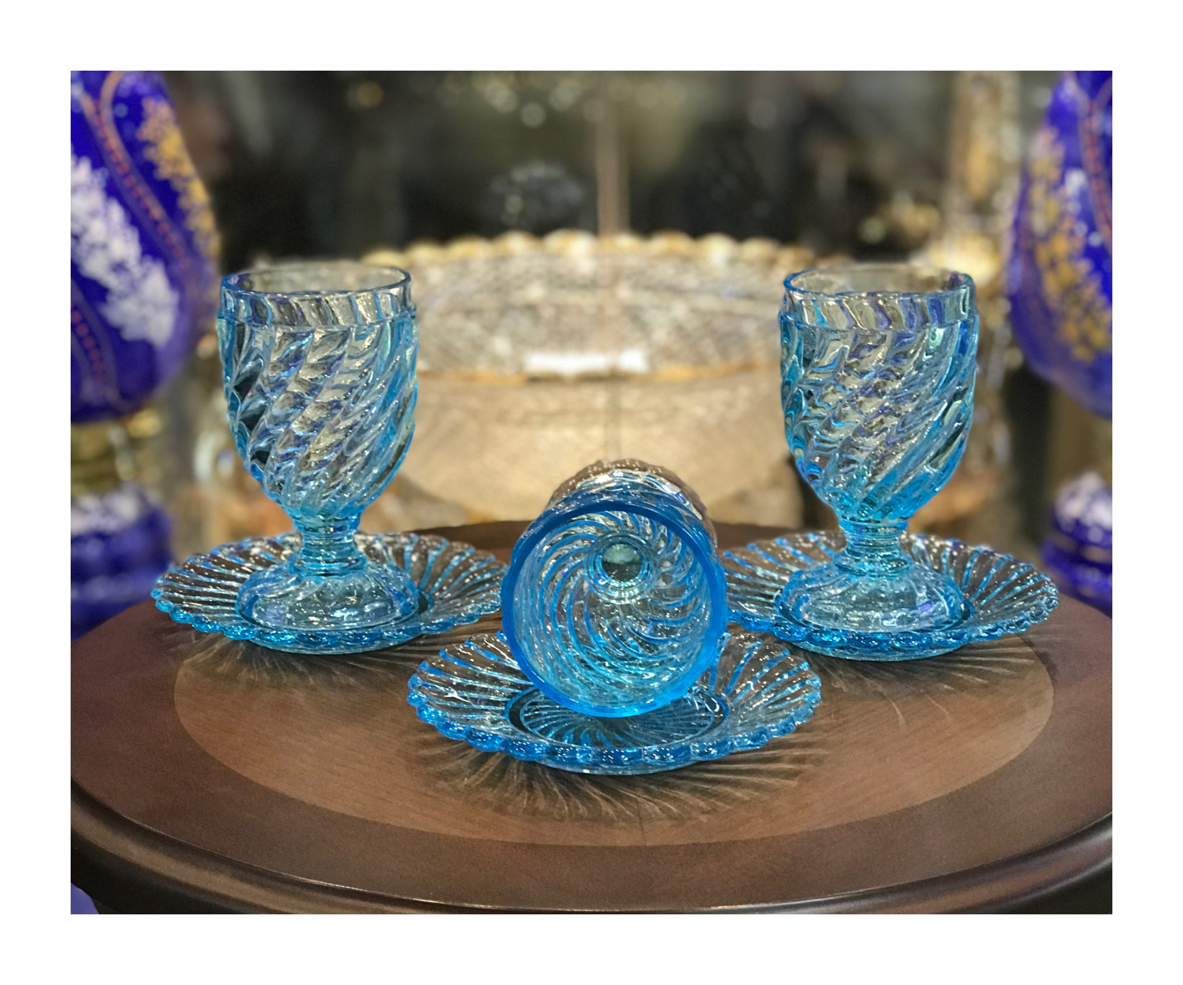 شربت خوری مدل پیچ آنتیک - ۱۲ پارچه